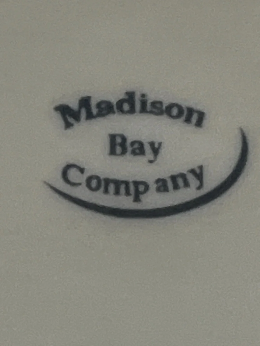 Madison Bay Co. Retired Serving Plate Blue-Bird Floral Poreclain Dinnerware 10